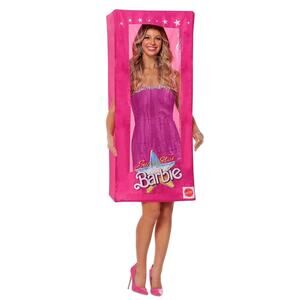 Barbie Doll Movie Box Halloween Costume Super Star Adult Cosplay
